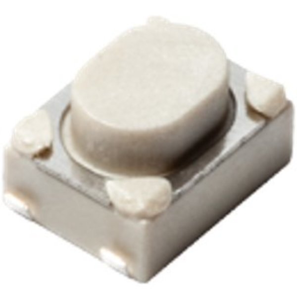 C&K Components Keypad Switch, 1 Switches, Spst, Momentary-Tactile, 0.05A, 12Vdc, 4.9N, Solder Terminal, Surface PTS815SJG250SMTRLFS